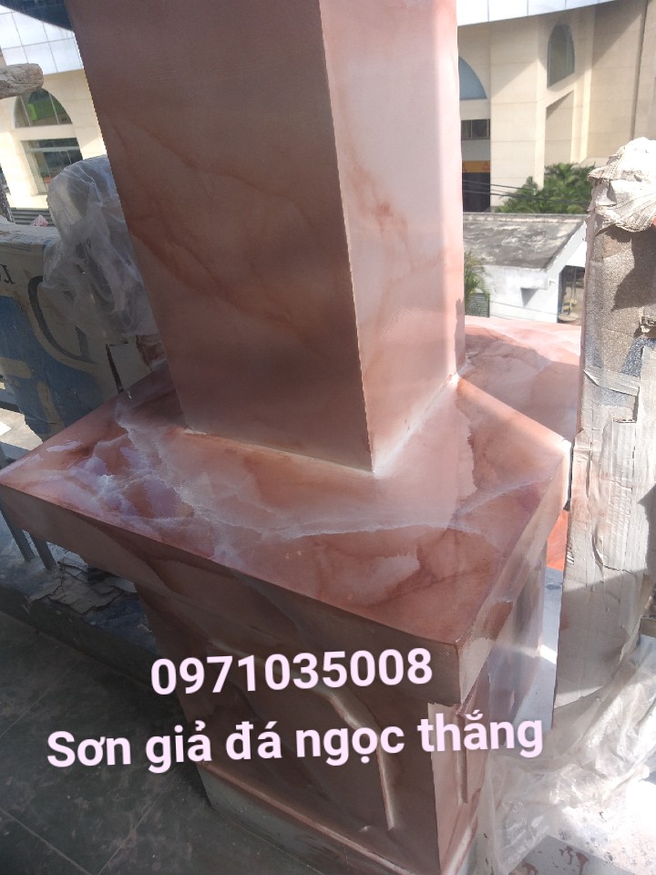 Sơn Giả Đá Tại Bình Dương - Sơn Giả Đá Cẩm Thạch 5 Mẫu cột giả đá