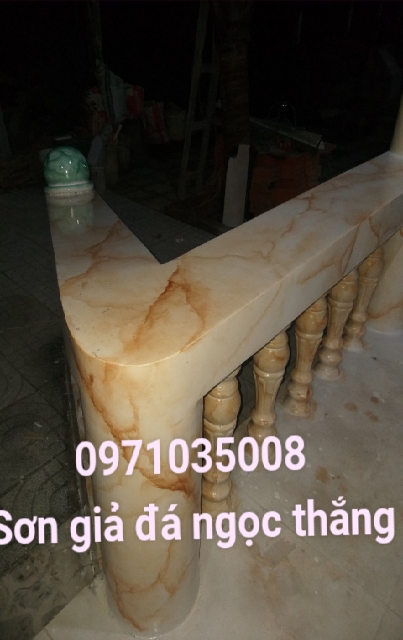 Sơn Giả Đá Cẩm Thạch Tại Bình Phước Cột sơn giả đá
