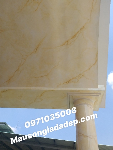 Các Mẫu Cột Sơn Giả Đá Đẹp - Cột Cẩm Thạch Đẹp 6
