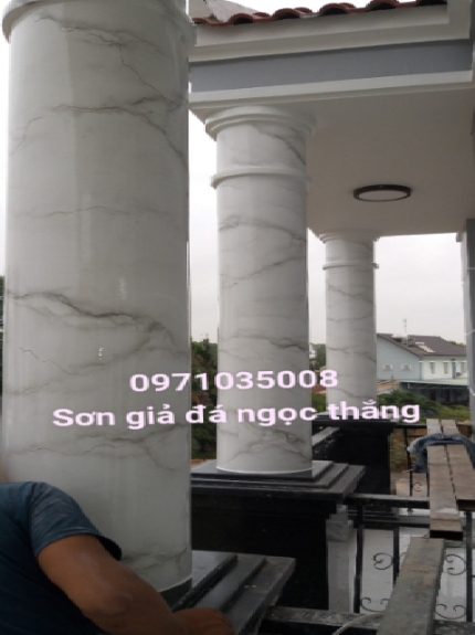 Thi Công Sơn Giả Đá Tại Hà Nội - Sơn Giả Đá Cẩm Thạch 1