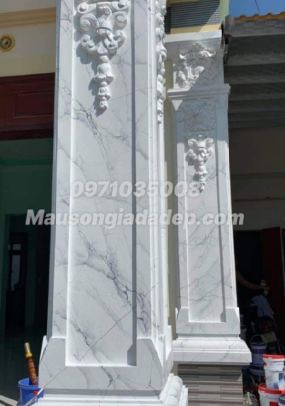 Thi Công Sơn Giả Đá Tại Hóc Môn - Sơn Giả Đá Cẩm Thạch Thi Công Sơn Giả Đá Tại Hóc Môn - Sơn Giả Đá Cẩm Thạch 1
