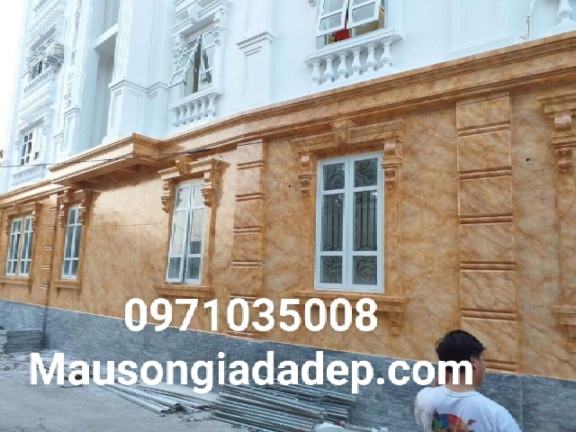 Sơn giả đá quận 6,7,8,9 - mẫu giả đá đẹp - Sơn giả cẩm thạch sài gòn 1