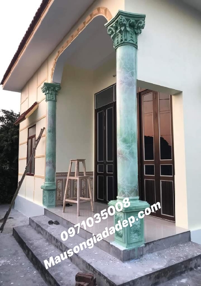 Sơn Giả Đá Tại Quận 7,8 -Sơn Giả Đá Cẩm thạch 3