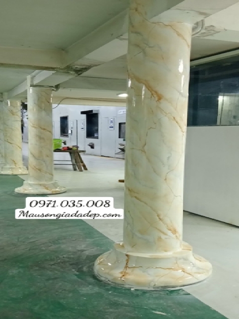 Bảng Màu Giả Đá Cẩm Thạch Đẹp - Mẫu Sơn Giả Cẩm Thạch - Sơn Cột Đá 1