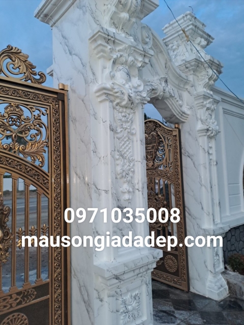 sơn hiệu ứng cẩm thạch - mẫu giả đá đẹp 3