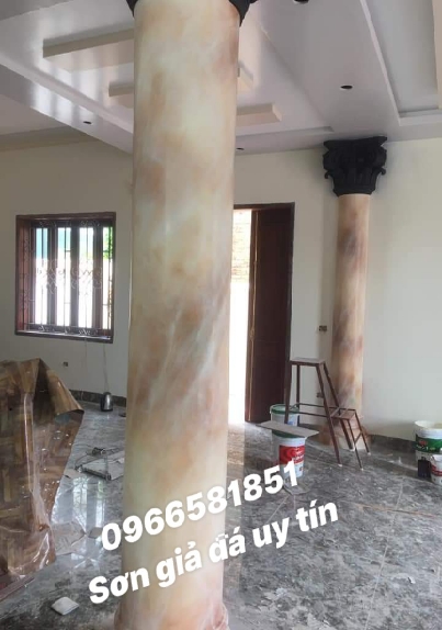 Cột Cẩm Thạch Đẹp - Sơn Giả Đá 3D Cột Cẩm Thạch Đẹp - Sơn Giả Đá 3D 3