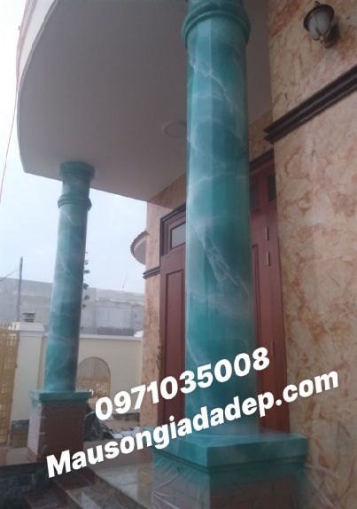 Cột Cẩm Thạch Đẹp - Sơn Giả Đá 3D Cột Cẩm Thạch Đẹp - Sơn Giả Đá 3D 2