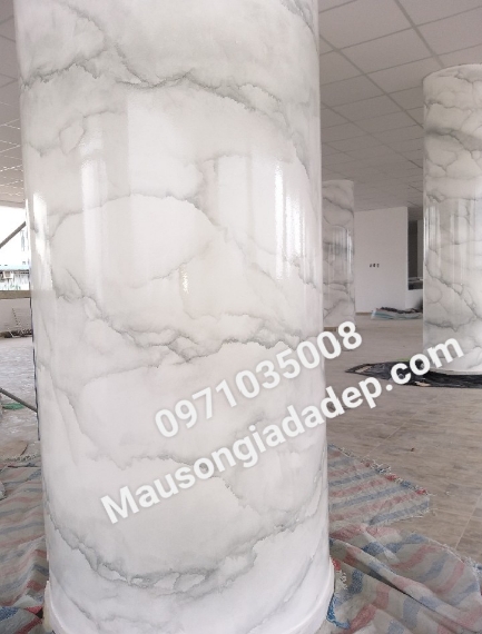 Giá Sơn Giả Đá Cẩm Thạch - Cột Sơn Giả Đá 3D Giá Sơn Giả Đá Cẩm Thạch - Cột Sơn Giả Đá 3D 3