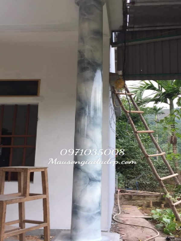 Giả đá cẩm thạch - sơn giả đá vân mây 3 Giả đá cẩm thạch - sơn giả đá vân mây 3