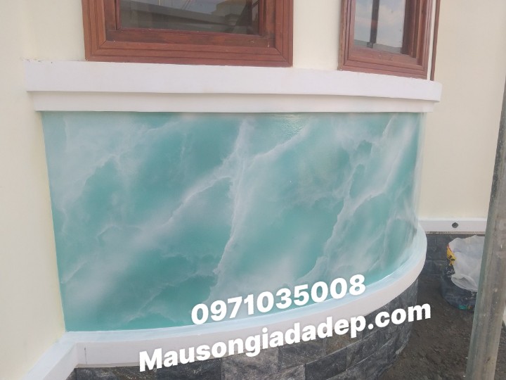 Cột Cẩm Thạch Đẹp - Sơn Giả Đá 3D 5