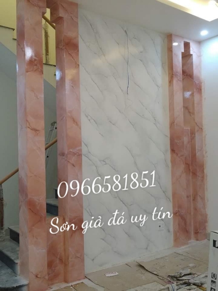 Thi Công Sơn Giả Đá Tại Hà Nội - Sơn Giả Đá Cẩm Thạch 6