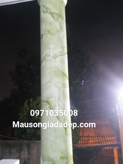 Thi Công Sơn Giả Đá Tại Quận Gò Vấp - Sơn Giả Đá Cẩm Thạch 4